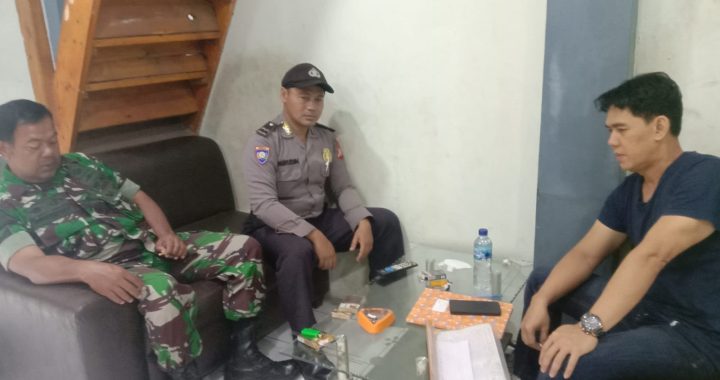 Kegiatan Sinergitas Tni Polri Polsek leles polres Garut di kp. lembang