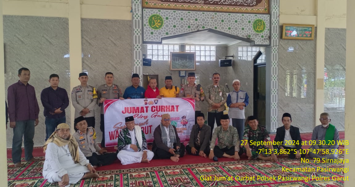 Pasca Gempa, Kapolsek tetap melaksanakan Giat Jumat Curhat