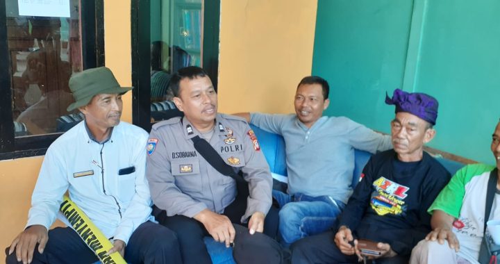 Anggota Polsek Bungbulang Melaksanakan Sambang Kamtibmas