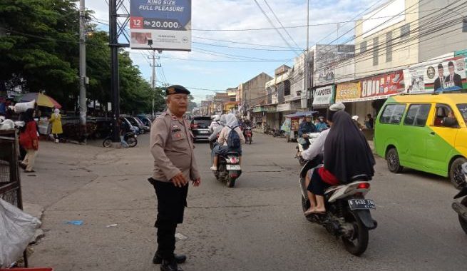 Polsek Wanaraja Pastikan Lalu Lintas Pagi Lancar