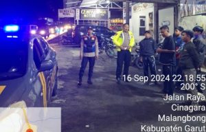 Antisipasi Gangguan Kamtibmas Polsek Malangbong Patroli KRYD 