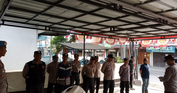 Personil Polsek Cisurupan Melaksanakan Giat Apel Pagi