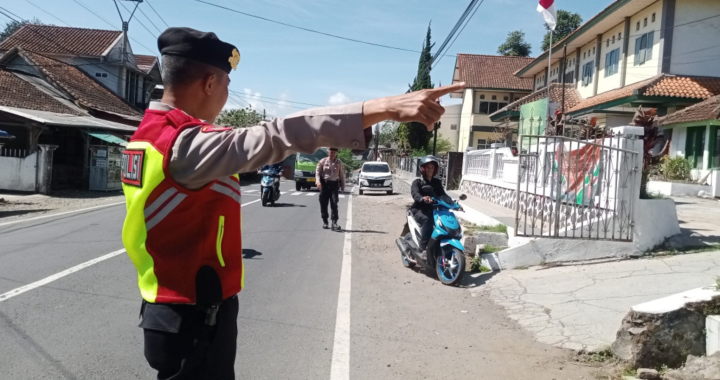 Penertiban Knalpot Bising Di Wilkum Polsek Cisurupan