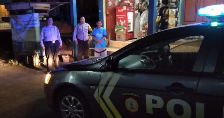 Personil Polsek Cilawu Gelar Patroli Biru