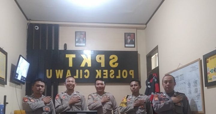 Personil Polsek Cilawu Melaksanakan Sispammako