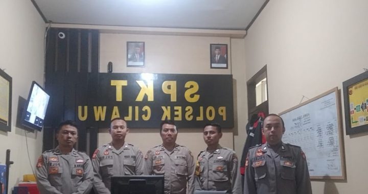 Personil Polsek Cilawu Menggelar Sispammako