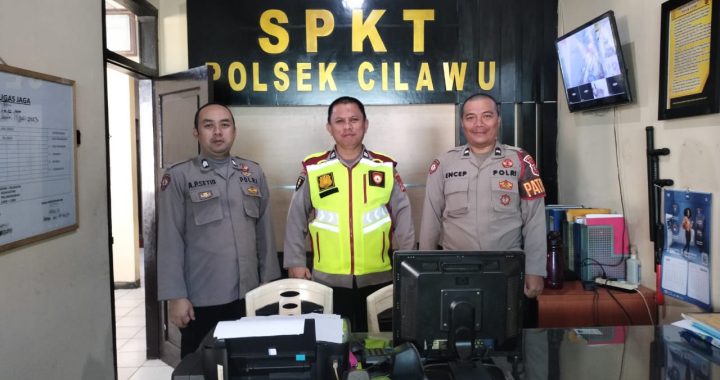 Personel Polsek Cilawu Melaksanakan Serah Terima Tugas Piket