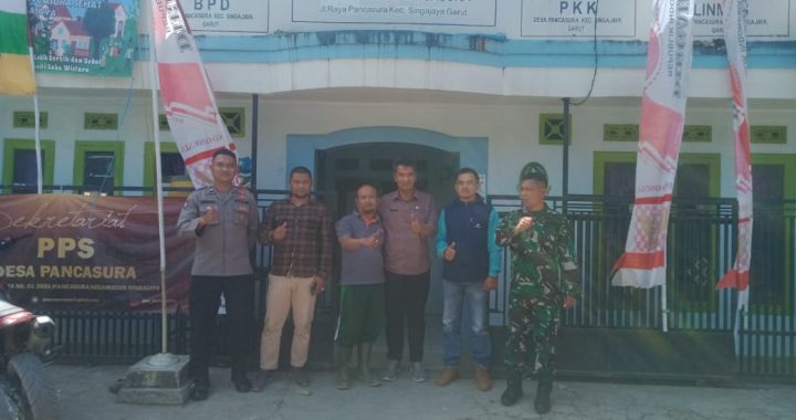 Sinergitas TNI-POLRI Sambangi Warga Desa  Pancasura