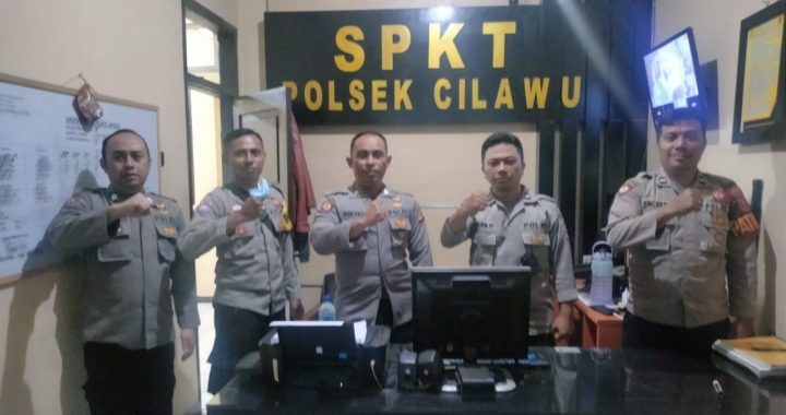 Personil Polsek Cilawu Mengadakan Sispammako