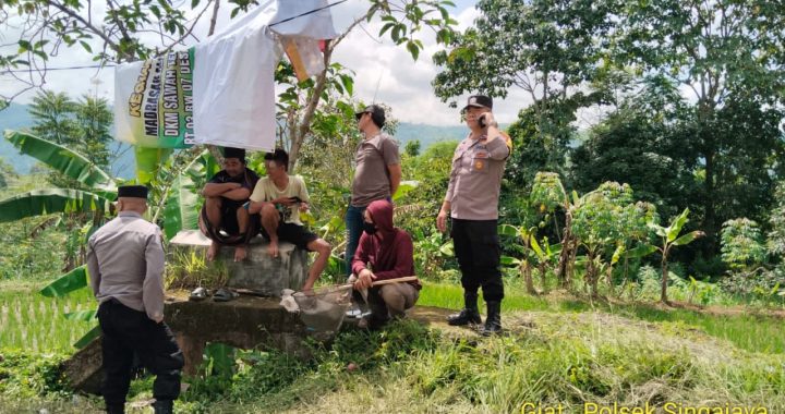 Personil Polsek Singajaya melaksanakan giat KRYD Siang