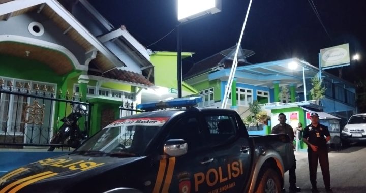 Personil Polsek Singajaya melaksanakan giat KRYD Malam