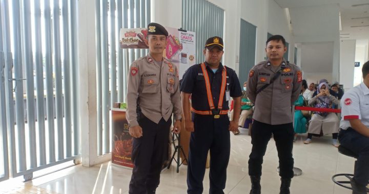 Unit Patroli Samapta Polsek Garut Kota Sambangi Stasiun KAI