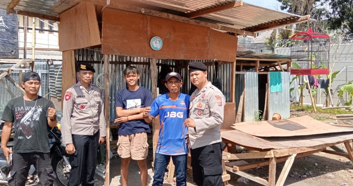 Anggota Siaga Jaga Polsek Garut Kota Lakukan Himbauan Kamtibmas Terhadap Warga Kelurahan Pakuwon