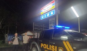 Polsek banjarwangi laksanakan patroli malam