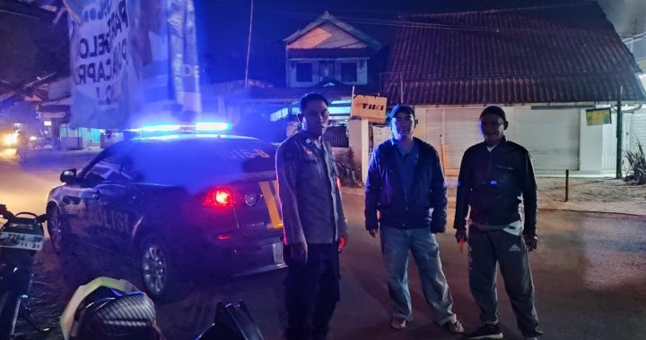 POLRES GARUT – PATROLI LAUTAN BIRU POLSEK CIBATU JAGA KONDUSIFITAS WILAYAH