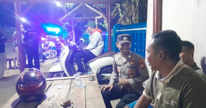 Hadirnya polri ditengah tengah malam hari polsek cikelet