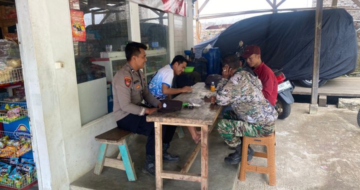 SINERGITAS TNI-POLRI ANGGOTA  WILAYAHNYA MASING-MASING SUPAYA WILAYAHNYA AMAN DAN NYAMAN DARI KEJAHATAN