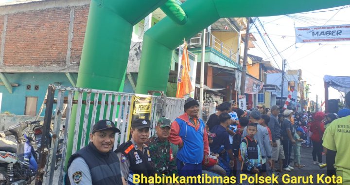 Aiptu Misja Bhabinkamtibmas Polsek Garut Kota Lakukan Monitoring Giat Masyarakat Kelurahan Kota Wetan