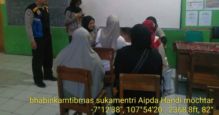 Anggota Bhabinkamtibmas Polsek Garut Kota Lakukan Monitoring Giat Posyandu