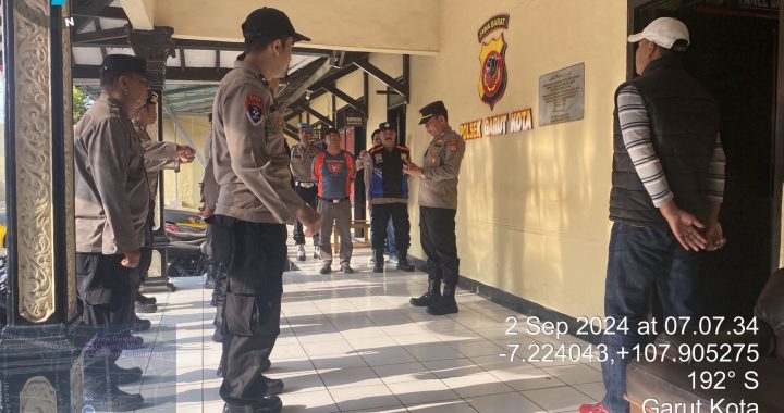 Apel Pagi Personil Polsek Garut Kota