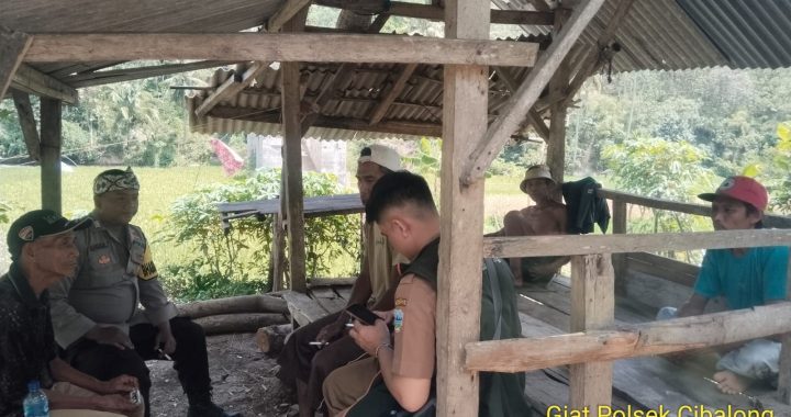 Bhabinkmatibmas Polsek Ciablong Gelar Ngariung Kamtibmas Dalam Ops Mantap Praja Bersama Warga Desa Maroko