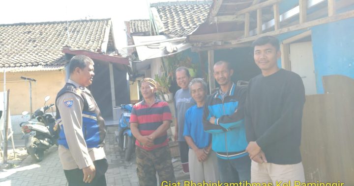 Bhabinkamtibmas Polsek Garut Kota Sosialisasikan Program Polri Terhadap Warga Paminggir