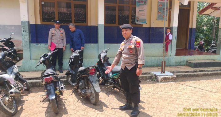 Operasi Penertiban Knalpot Brong di Kampung Halimpu