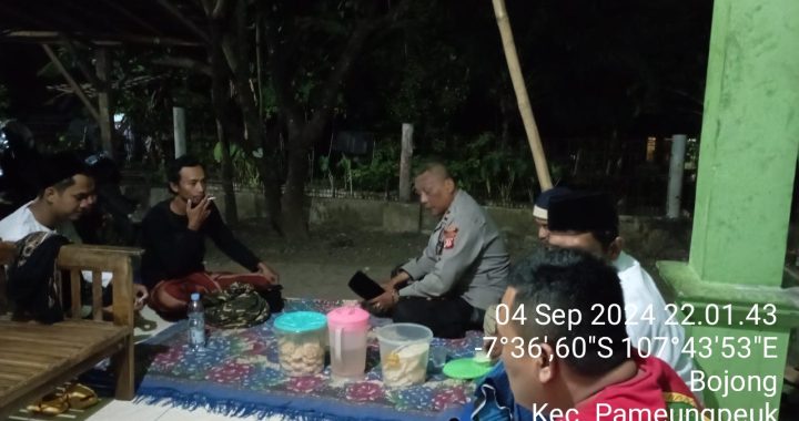 KRYD Malam Polsek Pameungpeuk Dalam Ops Mantap Praja