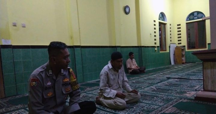 Bripka Dika Sambangi Masjid Di Kampung Rancabatu