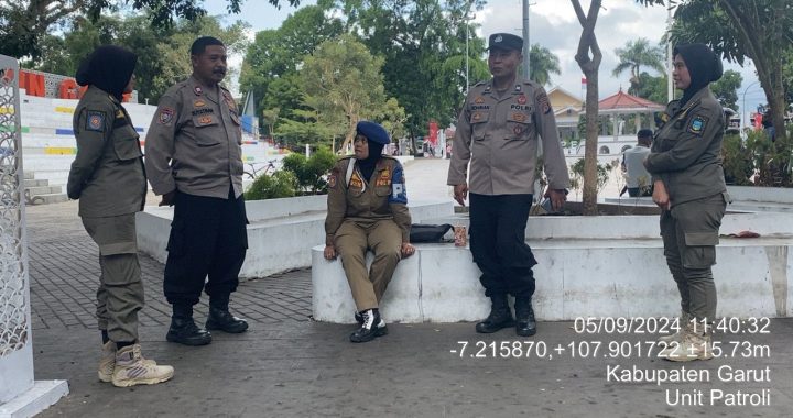 Polsek Garut Kota Bersinergi Guna Menjaga Kamtibmas