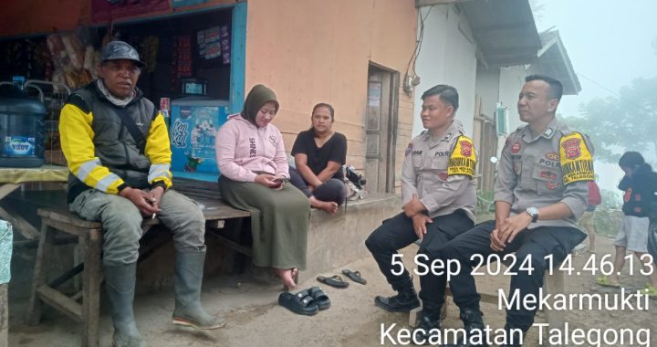 Patroli Dialogis Polsek Talegong Sambang Warga Binaan Di Kampung Cipari