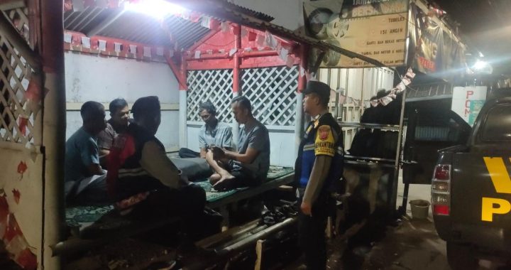 Unit Patroli Polsek Wanaraja Berkunjung Ke Pos Ronda