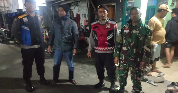 Unit Patroli Polsek Wanaraja Bersama Babinsa