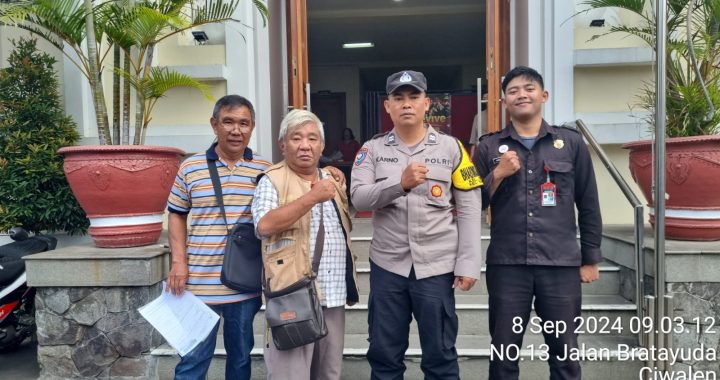 Aiptu Karno Bhabinkamtibmas Polsek Garut Kota Lakukan Pengamanan Kebaktian Di Gereja GII