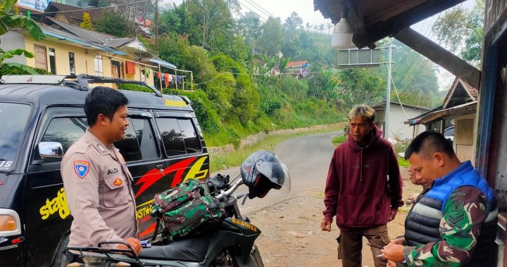 Polsek Talegong Ngariung Kamtibmas Warga Kp. Genteng Ds. Sukalaksana