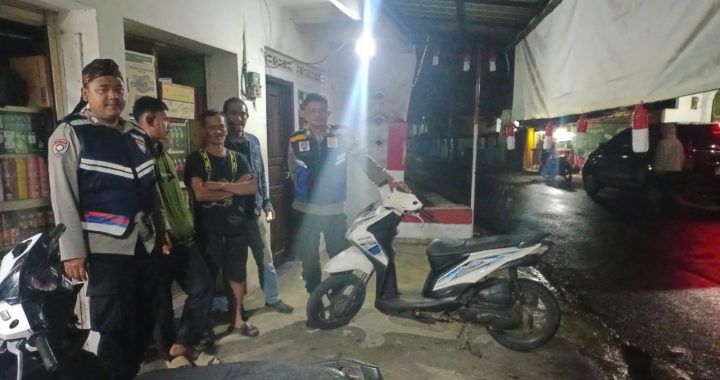 Patroli Polsek Wanaraja Jaga Kondusifitas Kamtibmas