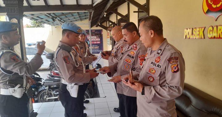 Gaktiplin Provos Polres Garut Terhadap Anggota Polsek Garut Kota