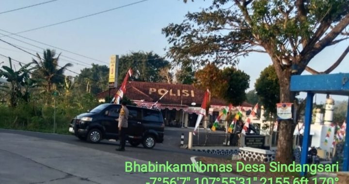 Bhabinkamtibmas desa dungusiku laksanakan giat pengaturan rawan pagi