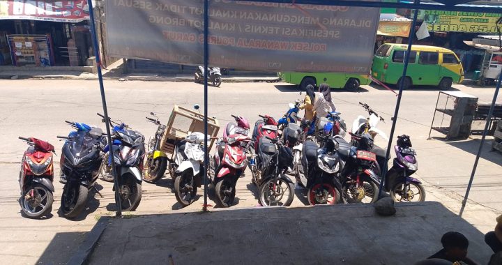 Banyak Sepeda Motor Pakai Knalpot  Tidak Standart