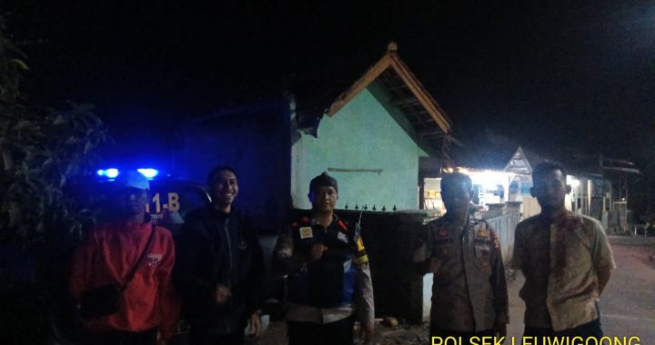 Patroli malam di wil. Polsek leuwigoong