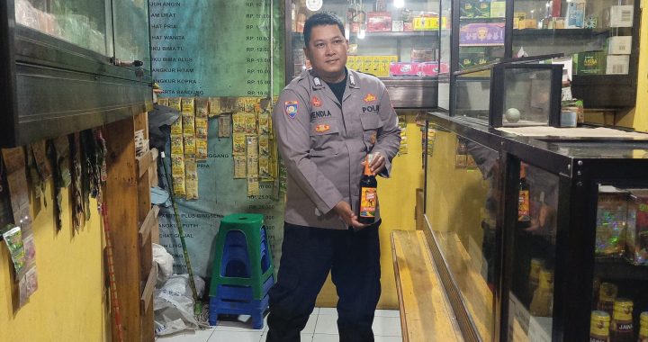 Cegah peredaran minuman alkohol yang bertempat di Desa Rancabango