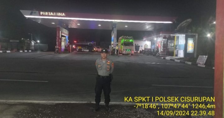 Kegiatan Patroli Malam Ke Obvit SPBU Cisurupan