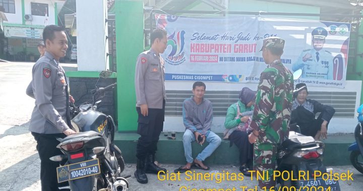 Giat Beyond Trust Presisi  Pemeliharaan Kamtibmas Patroli Dialogis Sinergitas TNI POLRI, Diwilayah Hukum Polsek Cisompet Polres Garut