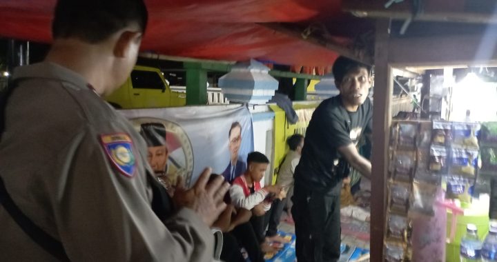 Polsek Pameungpeuk Lakukan Patroli Malam Jaga Sitkamtibmas Tahapan Pilkada Kondusif