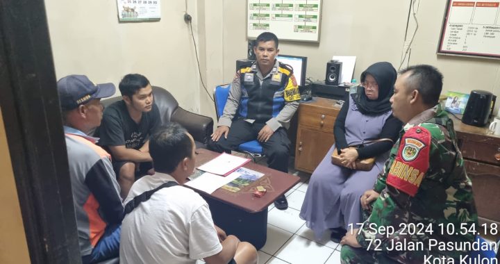 Bhabinkamtibmas Polsek Garut Kota Aiptu Karno Beserta Babinsa Lakukan Program Ngariung Kamtibmas