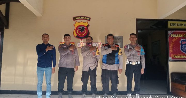 Siaga Piket Polsek Garut Kota Lakukan Sispam Mako