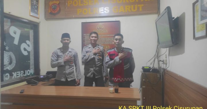 Anggota Polsek Cisurupan Melaksanakan Giat Sispam Mako