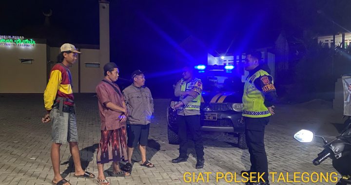 Jajaran Polsek Talegong Patroli KRYD Malam Jaga Sit kamtibmas Kondusif