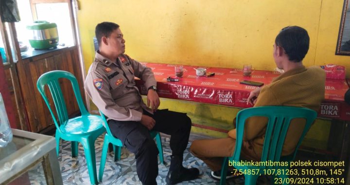 Giat Ngariung Kamtibmas dengan warga masyarakat desa Panyindangan