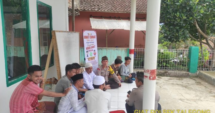 Polsek Talegong Jumat Curhat Bersama Warga Genteng Tampung Masukan Warga